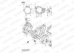 6 - CRANKCASE COVER
