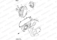 6 - CRANKCASE COVER