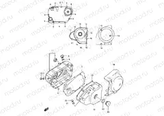 6 - CRANKCASE COVER