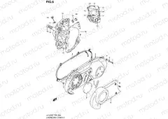 6 - CRANKCASE COVER