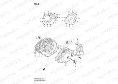 6 - CRANKCASE COVER
