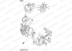 6 - CRANKCASE COVER
