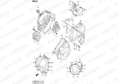6 - CRANKCASE COVER