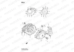 6 - CRANKCASE COVER