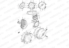 6 - CRANKCASE COVER