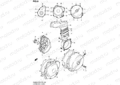 6 - CRANKCASE COVER