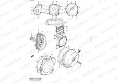 6 - CRANKCASE COVER