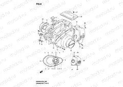 6 - CRANKCASE COVER