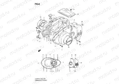 6 - CRANKCASE COVER