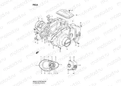 6 - CRANKCASE COVER