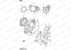 6 - CRANKCASE COVER