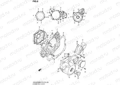 6 - CRANKCASE COVER
