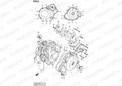 6 - CRANKCASE COVER