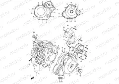 6 - CRANKCASE COVER