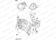 6 - CRANKCASE COVER