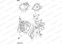 6 - CRANKCASE COVER