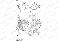 6 - CRANKCASE COVER