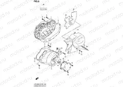 6 - CRANKCASE COVER