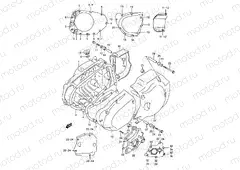 6 - CRANKCASE COVER