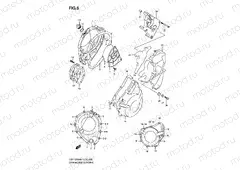 6 - CRANKCASE COVER (MODEL K7/K8/K9)