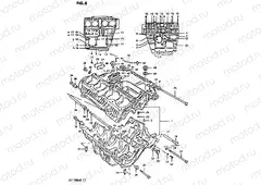 6 - CRANKCASE (GS1100GKD)