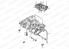 6 - CRANKCASE (MODEL H/J)