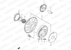 6 - STARTER CLUTCH