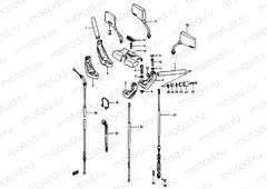 60 - HANDLEBAR (GSX1100EF/EG)