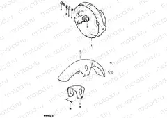60 - HEADLAMP HOUSING - FRONT FENDER