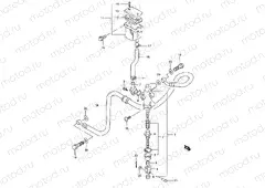 60 - REAR MASTER CYLINDER (GSF1200ST/SV/SW/SX/SY)