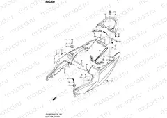 60 - SEAT TAIL COVER (SV1000SK6/S1K6/S2K6/SK7/S2K7)