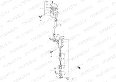 60A - REAR MASTER CYLINDER (GSF1200SAV)