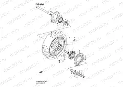 60A - REAR WHEEL (GSR600AK7/UAK7/AK8/UAK8/AK9/UAK9/AL0/UAL0)