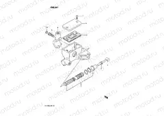 61 - CLUTCH MASTER CYLINDER (VS750GLFG/GLFH/GLEFH)