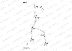 61 - FRONT BRAKE HOSE (DL650K7/K8/K9/L0/UEL0)