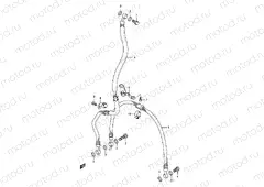 61 - FRONT BRAKE HOSE (GSF650K5/UK5/SK5/SUK5/K6/UK6/SK6/SUK6)