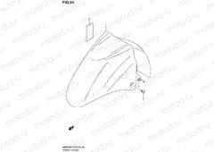 61 - FRONT FENDER (AN650)