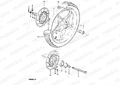 61 - FRONT WHEEL