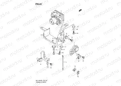 61 - HYDRAULIC UNIT (GSF1250AK7/SAK7/AK8/SAK8/AK9/SAK9/SAZK9/SL0/SAL0)
