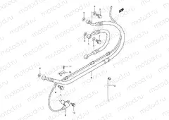 61 - REAR BRAKE HOSE (GSF1200SAV)