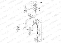 61 - REAR MASTER CYLINDER (SV1000SK3/S1K3/S2K3)