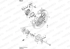 61 - REAR WHEEL