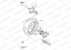 61 - REAR WHEEL