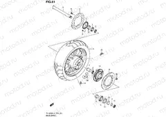 61 - REAR WHEEL