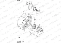 61 - REAR WHEEL