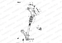 61 - STEERING STEM (MODEL D)