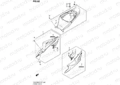 62 - FRAME COVER (GSX-R600L2 E21:(JDT,YVB))