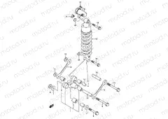 62 - REAR CUSHION LEVER