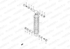 62 - REAR SHOCK ABSORBER (MODEL Z)