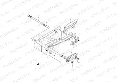62 - REAR SWINGING ARM (MODEL K4)